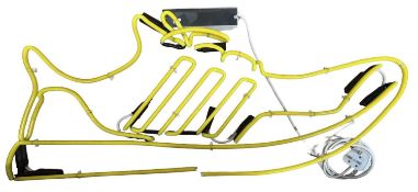 A large Adidas Gazelle Trainer neon sign for repair. Size approximately: 46x103cm