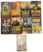 VINTAGE FANTASY PAPERBACKS: 9 Titles: TERRY PRATCHETT: DIGGERS; WINGS; GOOD OMENS; ALAN DEAN FOSTER: