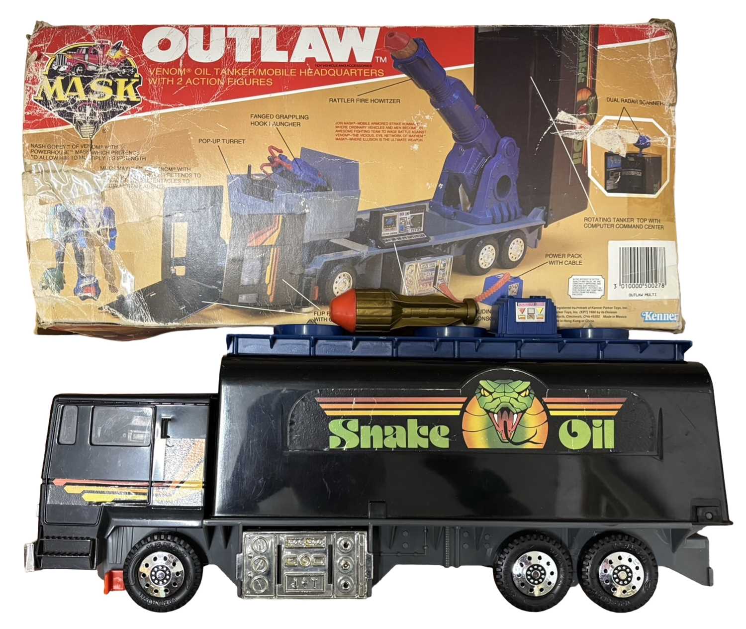 A MASK Outlaw playset, in original box (unchecked for completeness)