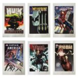 MARVEL 95 COMMEMORATIVE LIMITED EDITION PRINTS [SIGNED]. Washington Green and CC/Marvel Fine Art.