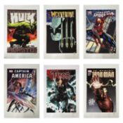 MARVEL 95 COMMEMORATIVE LIMITED EDITION PRINTS [SIGNED]. Washington Green and CC/Marvel Fine Art.