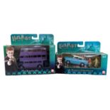 A pair of boxed die-cast Corgi Harry Potter models, to include The Knight Bus and Ford Anglia