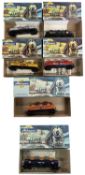 A collection of boxed and built Athean 00 gauge train models, various tankers