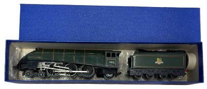 A Hornby 00 gauge 4-6-2 BR Class Empire of India, #60011 locomotive and tender in green livery, in