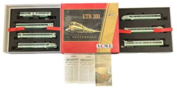 A boxed ACME H0 gauge ETR 300 'Settebello' set, number 70020