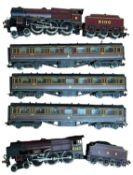 A pair of 00 gauge Rivarossi locomotives and tenders to include 'Royal Scot' and 'Hector' plus 3