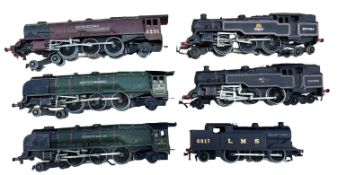 Six Hornby Dublo locomotives, to include: Duchess of Atholl 6231; Duchess of Montrose 46232 (x2); BR