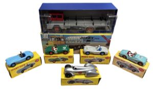 A collection of boxed Dinky Toy reproductions, to include885 Saviem Steel, 23D Auto Union Racing