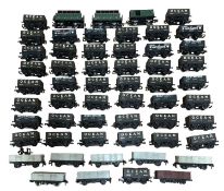 A collection of various 00 gauge wagons