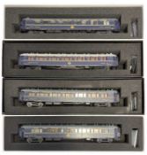 Four boxed L S Models Exclusive H0 gauge coaches, numbers: 19 191; 19 211; 19 136; 19 212 (4)