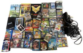 A mixed lot of various Commodore game cassettes
