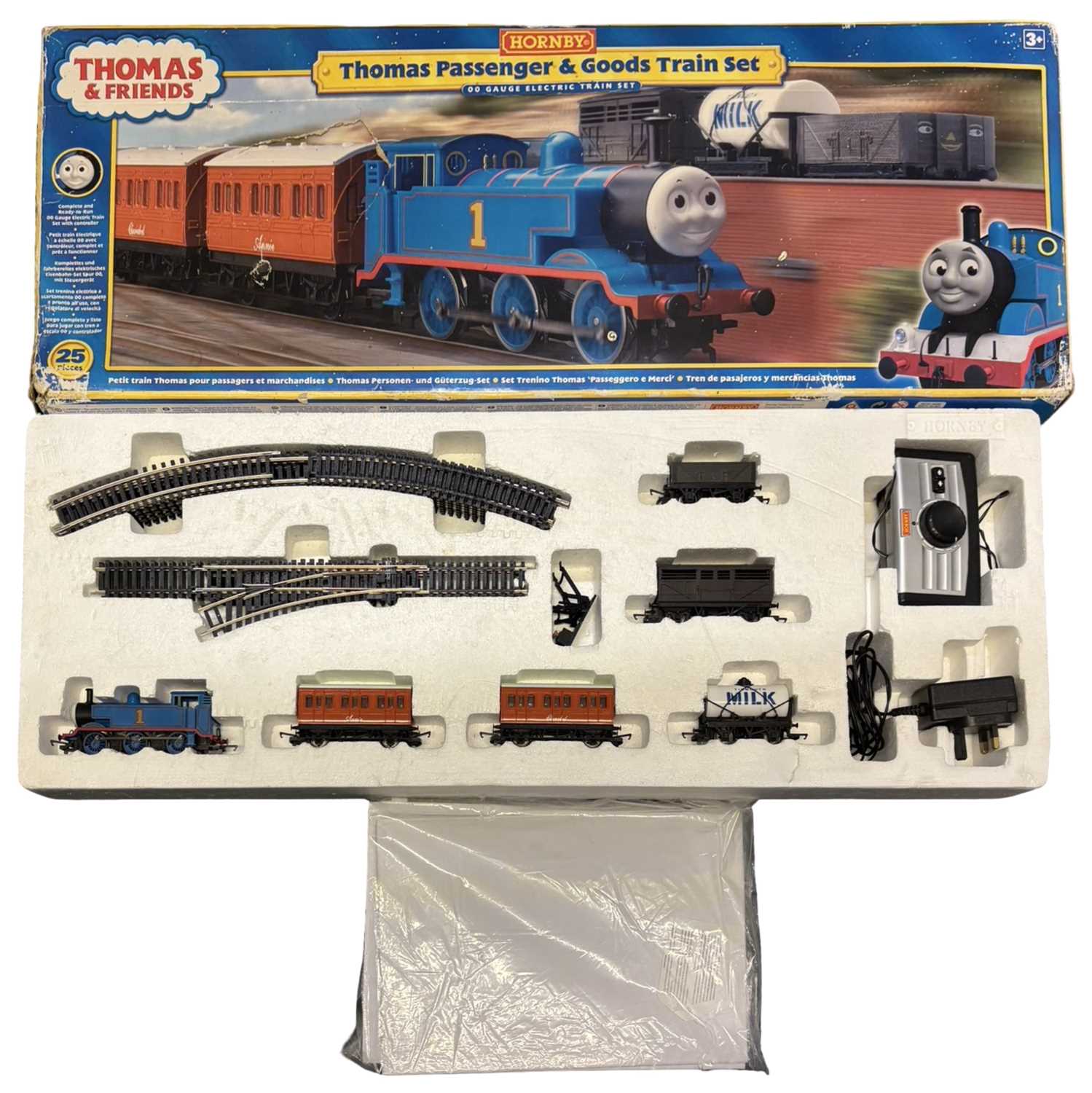 A boxed Hornby 00 gauge Thomas the Tank Engine Passenger and Goods Set.