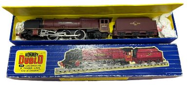 A boxed Hornby Dublo 00 gauge 4-6-2 City of Liverpool locomotive and tender in maroon ivery,