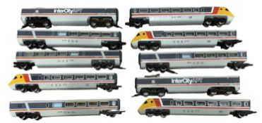A collection of Hornby 00 gauge BR Inter-City APT rolling stock