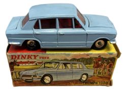 A boxed Dinky Toys 162 Triumph 1300 in blue