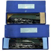 A pair of Hornby Dublo 00 gauge locomotives in blue boxes, to inclued: Silver King 60016 and Duchess