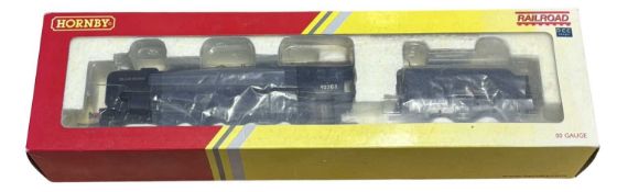 A boxed Hornby 00 gauge R2880 BR 9F locomotive and tender, number 92221