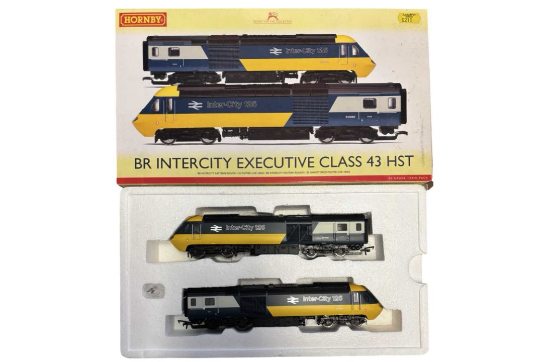 A boxed Hornby 00 gauge BR Intercity Executive Class 43 HST set.