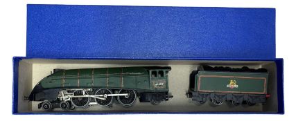 A Hornby 00 gauge 4-6-2 BR Class Falcon, #60025 locomotive and tender in green livery (repainted),