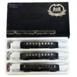 A boxed L S Models (Modern Gala) 00 gauge train set in blue livery