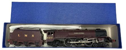A Hornby Dublo 00 gauge 4-6-0 Duchess of Atholl locomotive and tender in maroon livery, number 6231,