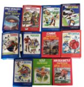 A collection of various vintage Atari games