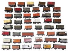 A collection of various Hornby Dublo 00 gauge covered vans