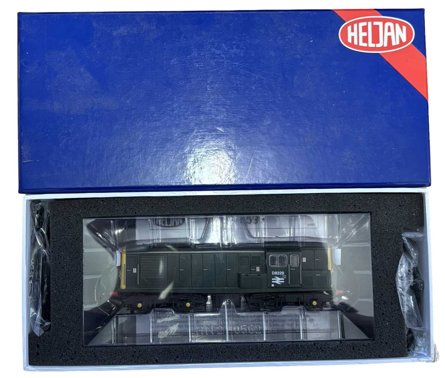 A boxed Heljan 00 gauge Class 15 Diesel Engine, number D8229