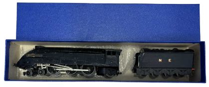 A Hornby 00 gauge 4-6-2 NE Charles H Newton locomotive and tender in black livery (repainted), in