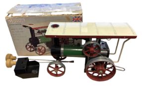 A boxed Mamod TE1A Steam Tractor