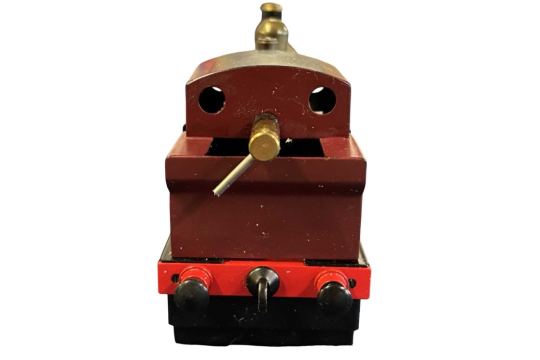 An 0 gauge 0-6-0 Jinty locomotive in maroon livery, probably Bassett-Lowke, in original box - Image 5 of 6
