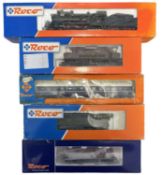 A collection of boxed Roco 00 gauge rolling stock