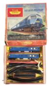 A boxed Triang / Hornby 00 gauge Blue Pullman set