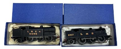 A pair of Hornby 00 gauge locomotives in blue boxes, to include: LNER 9596 and LMS 6917 (2)