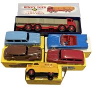 A collection of boxed reproduction Dinky Toys [Atlas], to include 901 Foden Diesel Wagon, 555 Ford