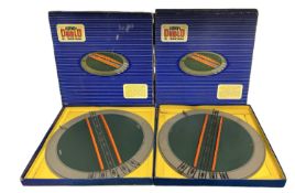 A pair of boxed Hornby Dublo 00 gauge D1 turntables