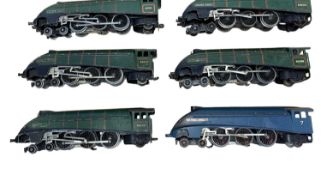 Six Hornby Dublo locomotives, to include: Silver Knight 60016; Golden Fleece 60030; Andrew K