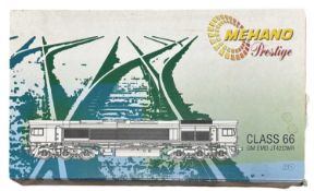 A boxed Mehano Prestige H0 gauge Class 66 GM EMD JT42CWR train set