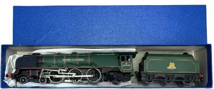 A Hornby Dublo 00 gauge 4-6-2 BR Duchess of Montrose #46232 locomotive and tender in green livery,