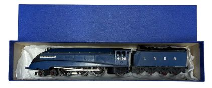 A Hornby Dublo 00 gauge 4-6-2 Sir Nigel Gresley locomotive and tender in blue livery, number 4498.