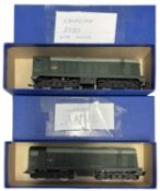 A pair of Hornby Dublo 00 gauge engines in blue boxes, Canadian Bo-Bo Diesel, D8000 (one motorised /