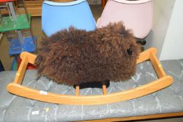 Rocking ride on sheep toy