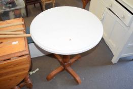 Painted circular table