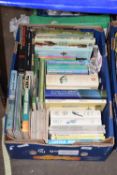 Box containing a quantity of various natural history interest books