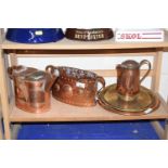 Water can and other brass ware