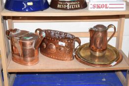 Water can and other brass ware