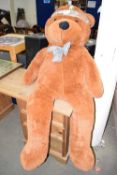 A large teddy bear