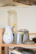 Various vintage flower holders etc