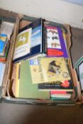 Box containing a quantity of assorted books includind poultry interest etc
