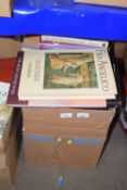 One box of books, antiques interest